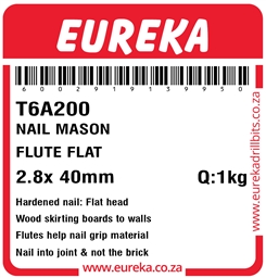 T6A200 - Masonry Nail -T6A200_Label_T